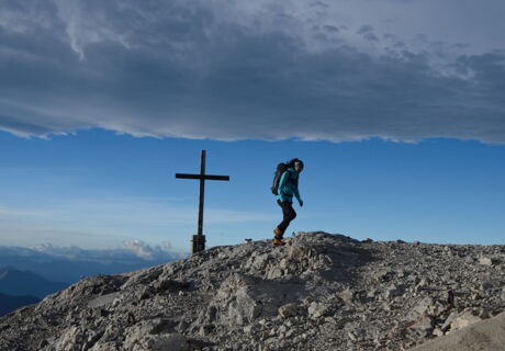 Irene in ihrem Element, beim Wandern in ihrer Wahlheimat